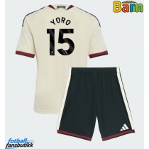 Manchester United Leny Yoro #15 Tredjedraktsett Barn 2026-27 Kortermet (+ Korte bukser)